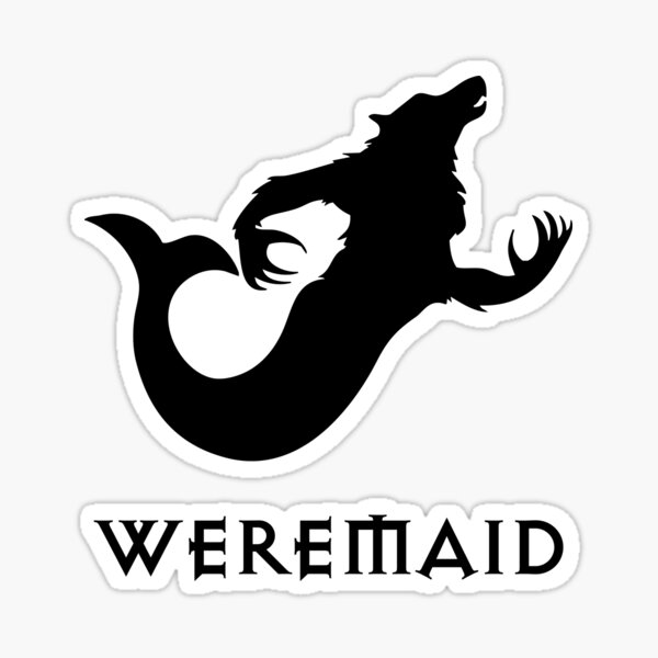 Aperçu de l'œuvre weremaid_1.2_sur blanc créée et vendue par AlienAardvark.