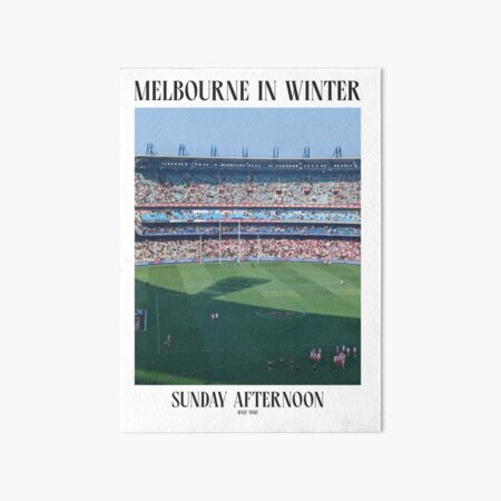 Item preview, Melbourne Artwork "Sunday Afternoon" - Melbourne Poster designed and sold by ShopHenryPrints.