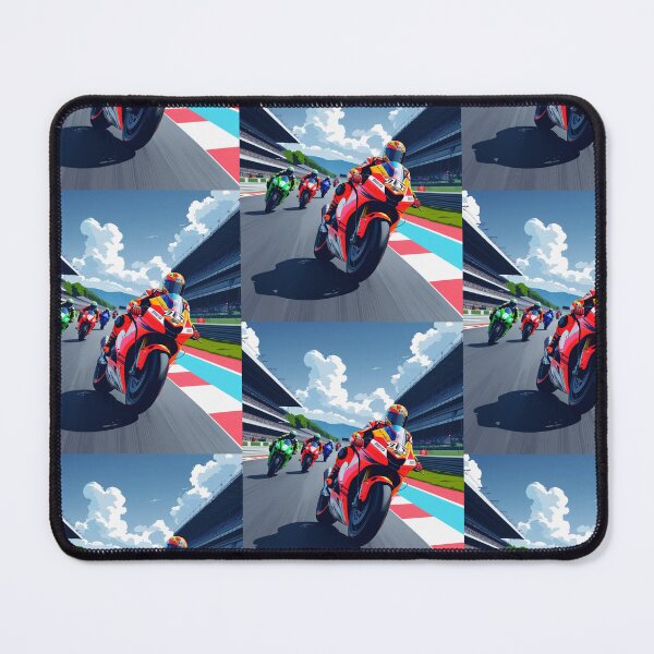 Item preview, Front Straight Motorcycle Animation Motorbike Racing Finish Line designed and sold by Moto Graphix.