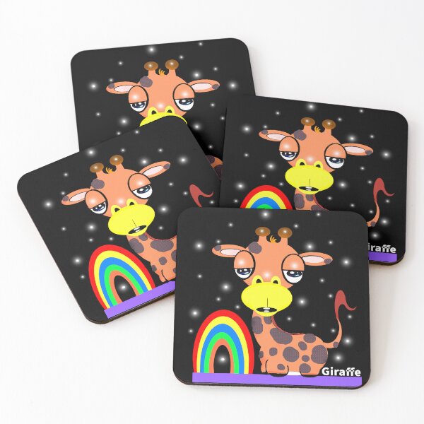 Item preview, An adorable giraffe gets tired and dozes off after a long day at work designed and sold by Shirley cute art .