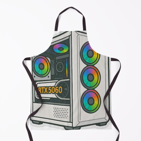 Item preview, White gaming rig RGB PC NVIDIA RTX 5060 designed and sold by AL-WADI.