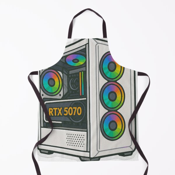 Item preview, White gaming rig RGB PC NVIDIA RTX 5070 designed and sold by AL-WADI.