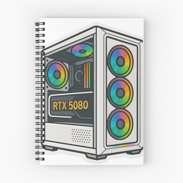 Item preview, White gaming rig RGB PC NVIDIA RTX 5080 designed and sold by AL-WADI.