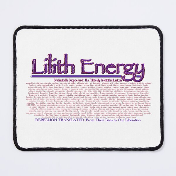 Item preview, LILITH ENERGY - THE SHADOW BANNED LEXICON OF 2025 designed and sold by aadventures.