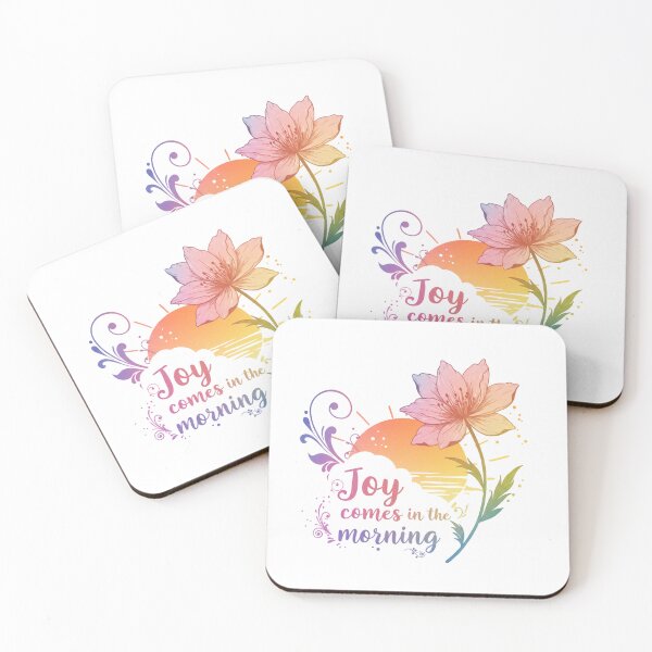 Item preview, Joy Comes in the Morning, Floral Sunrise designed and sold by Faithloveshop.