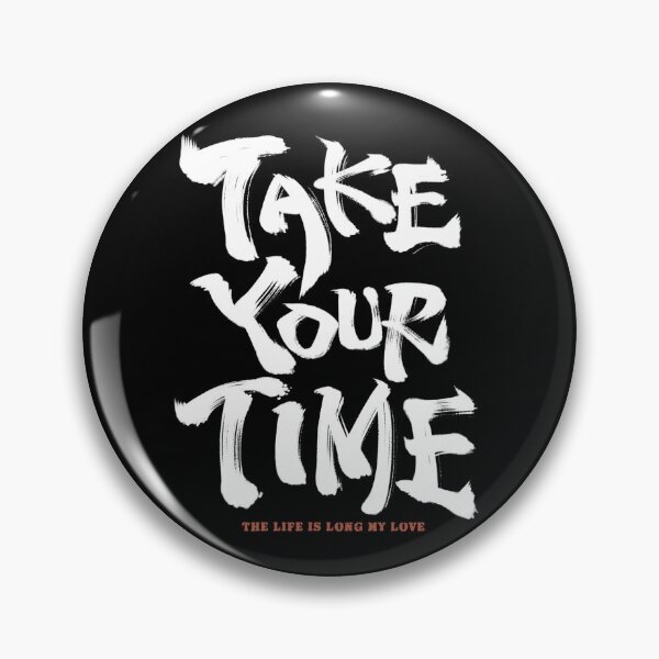 Item preview, Take your time Japanese style calligraphy art black ver designed and sold by Necokite.