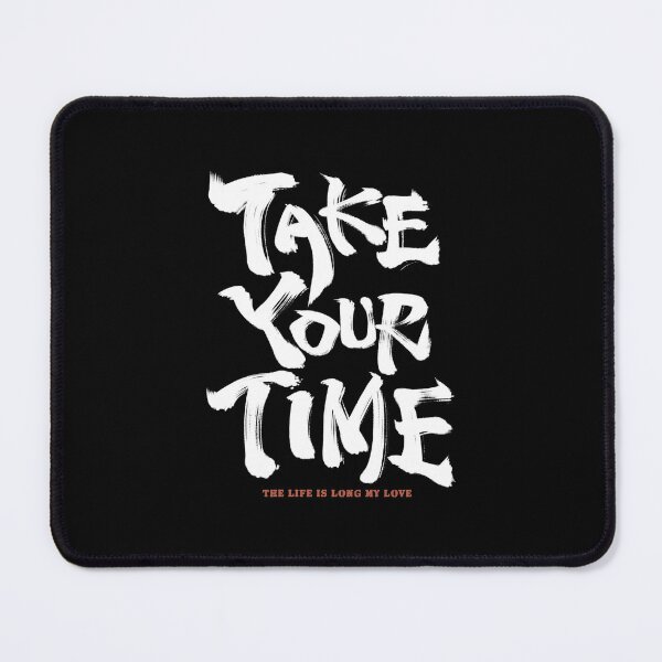 Item preview, Take your time Japanese style calligraphy art black ver designed and sold by Necokite.