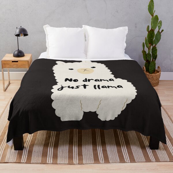 Item preview, No drama, just llama designed and sold by Vibefusionarts.