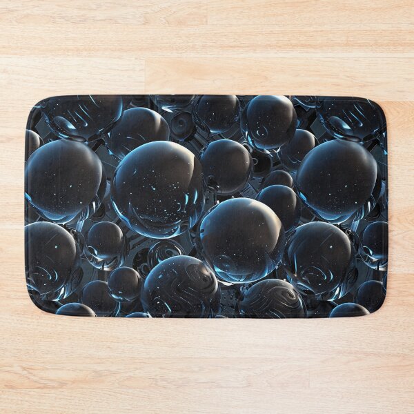 Item preview, Abstract Illuminated Black Spheres designed and sold by CoolPixels.