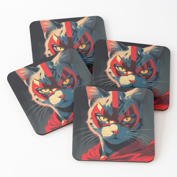 Item preview, Feline Avenger designed and sold by Retro Urban Wave.