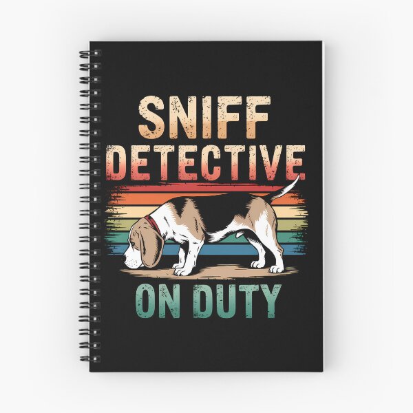 Item preview, Beagle Sniff Detective Retro Dog designed and sold by Taans-Creation.