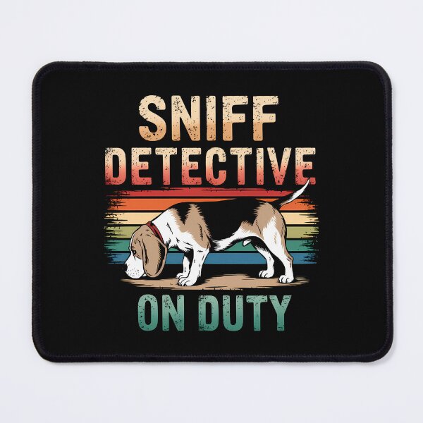 Item preview, Beagle Sniff Detective Retro Dog designed and sold by Taans-Creation.