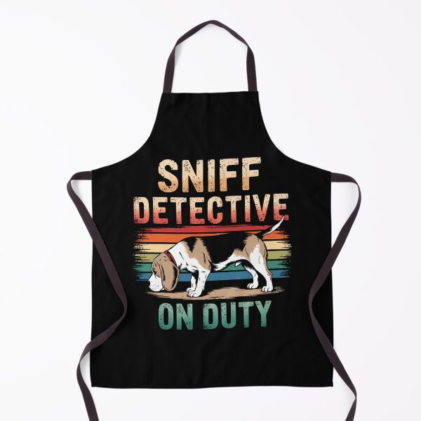 Item preview, Beagle Sniff Detective Retro Dog designed and sold by Taans-Creation.