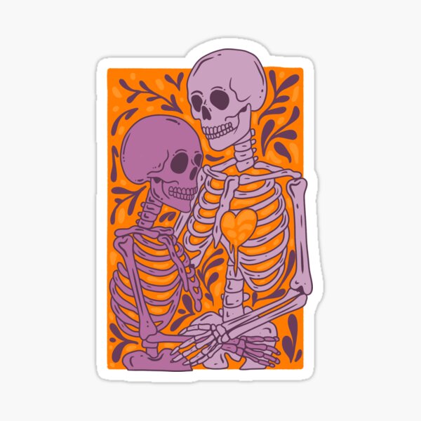 Item preview, Till Death Love Vibes – Skeleton Couple Romance designed and sold by Jess.a.creates.