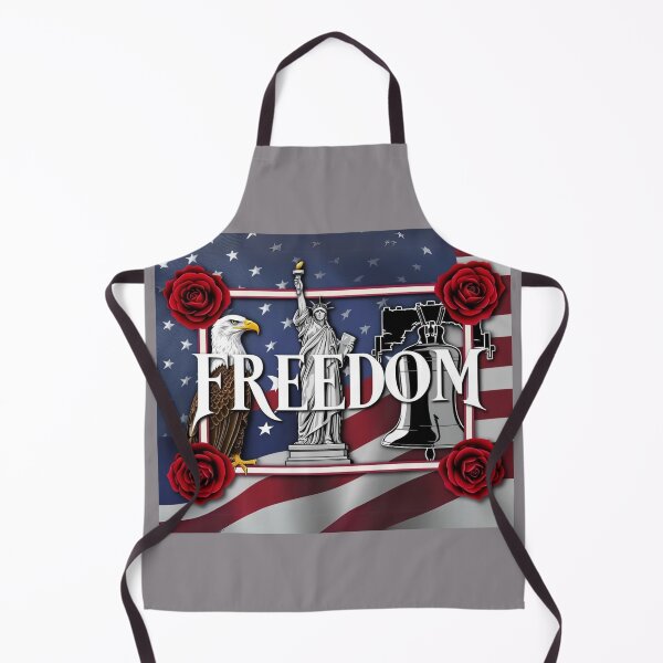 Item preview, Patriotic Freedom with National Symbols Poster designed and sold by All Creative Designer.