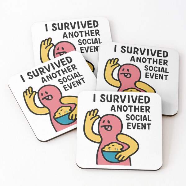 Item preview, Social Event Survivor – Introvert Victory designed and sold by VedantXStudio.