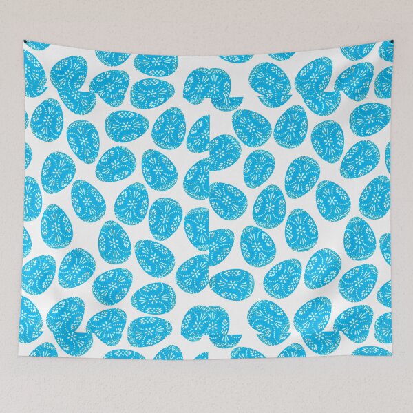 Item preview, King's Easter Hunt | Capri Blue | White | Easter Eggs | Easter Hunt | Easter Designs  designed and sold by Kingcls.