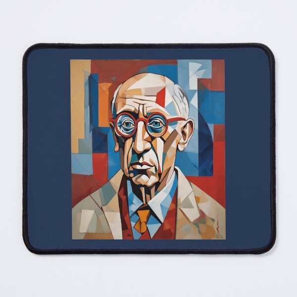 Item preview, "Cubist Reflections: Stylized Portrait of Pablo Picasso" designed and sold by Artisticanvas.