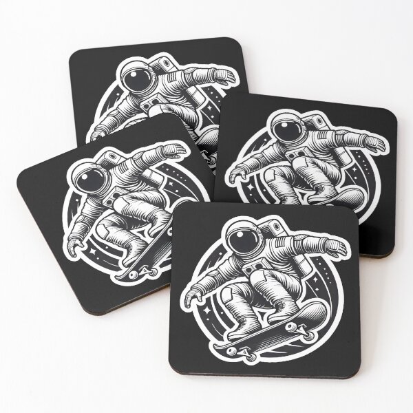 Item preview, Skateboarding Astronaut designed and sold by PinUpPizzazz.