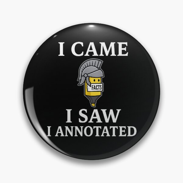 Item preview, I Came I Saw I Annotated – Funny Teacher or Book Lover Gift designed and sold by The Junto Shop.