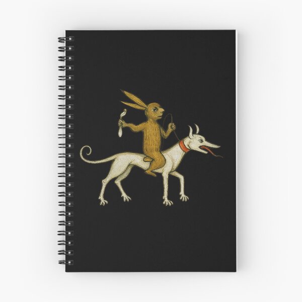 Item preview, Medieval Bunny Rider – Weird Vintage Animal Art designed and sold by BarryWhitt.