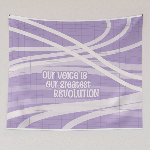 Item preview, Copia de Empowered phrase with a purple background designed and sold by Stefy-Infinity.