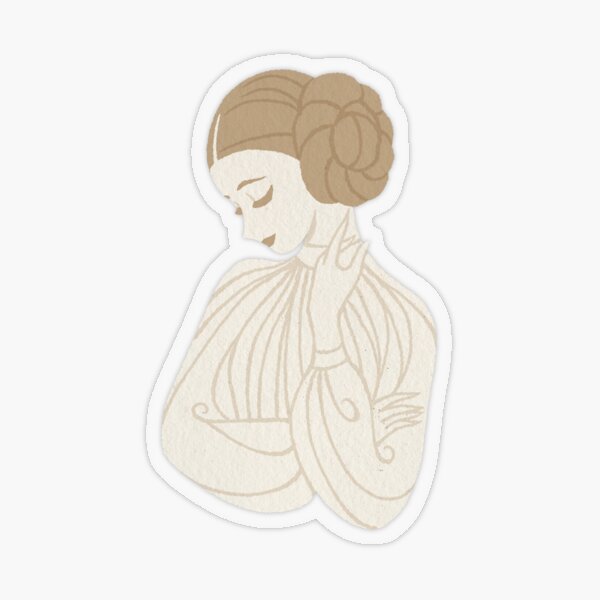 Vista previa del artículo con la obra «Leia | Paz», diseñado y vendido por loyrey.