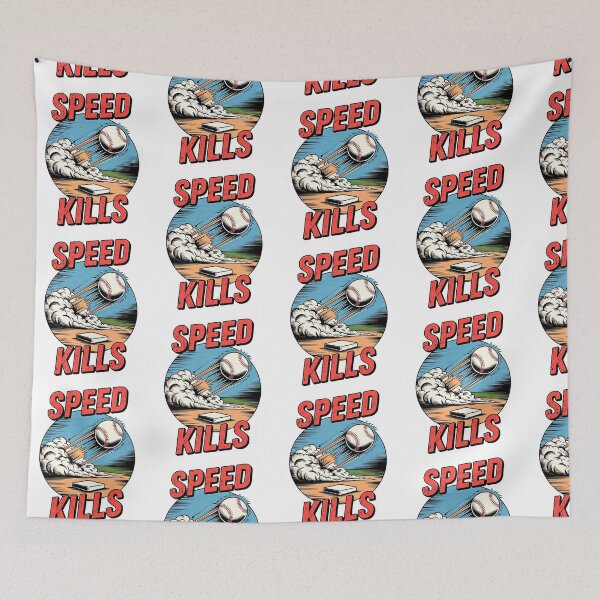 Item preview, Speed Kills Baseball Fastball Explosion designed and sold by Taans-Creation.