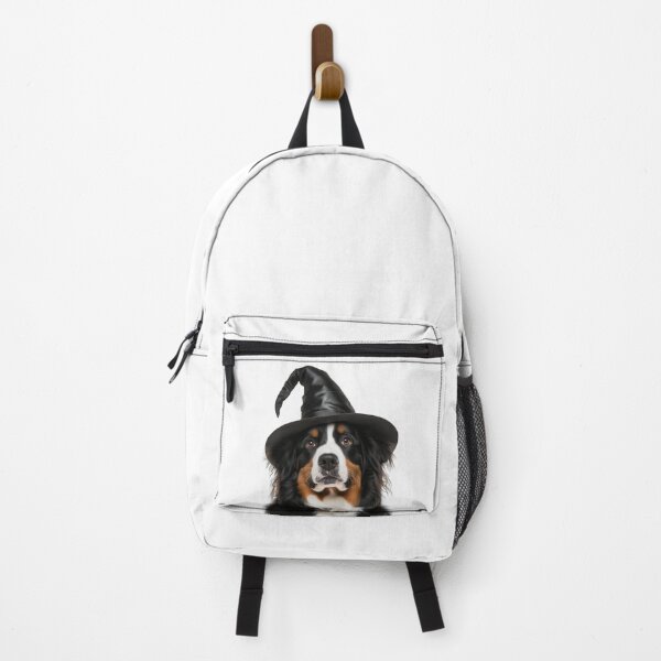 Item preview, Bernese Mountain dog Wearing Halloween Witch Hat designed and sold by LazyOwlStore.
