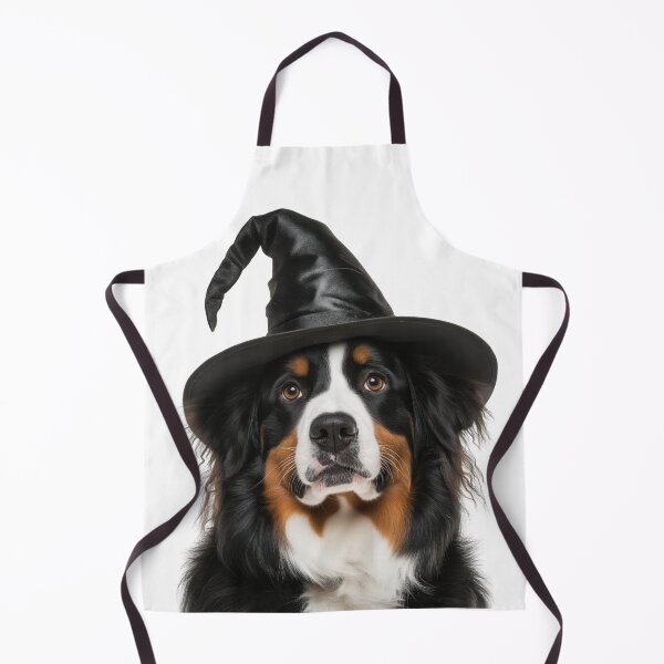 Artikelvorschau, Berner Sennenhund trägt Halloween Hexenhut entworfen und verkauft von LazyOwlStore.