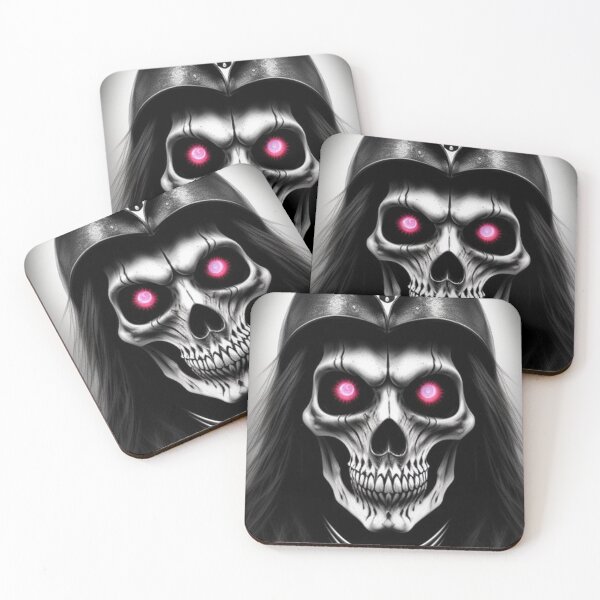 Item preview, Heavy Metal Skull Art designed and sold by TheDarkWardrobe.