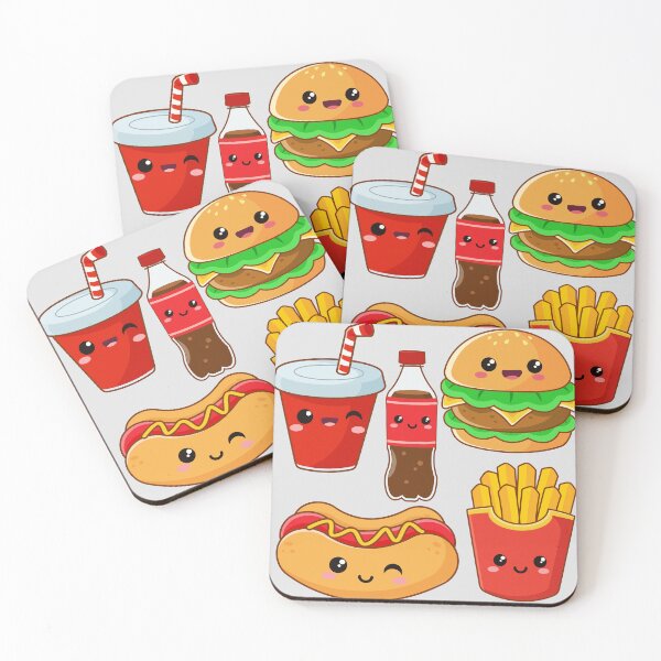 Item preview, Fast Food Junk Food Stickers Pack designed and sold by KGN  CREATIVITY.