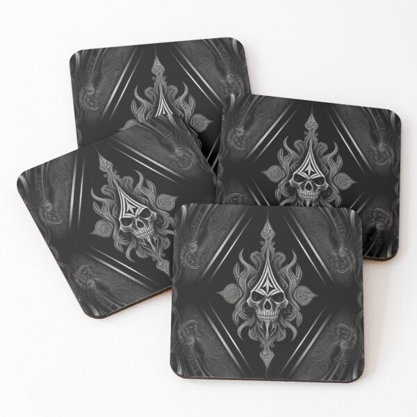 Item preview, Heavy Metal Skull Art designed and sold by TheDarkWardrobe.