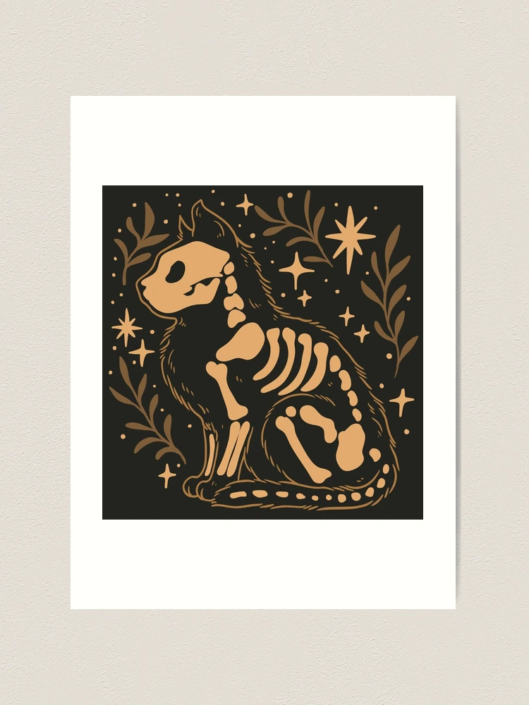 Vinny Cat on skull/立体アート Vinny Cat on skull/立体アート Vinny Cat on skull/立体アート