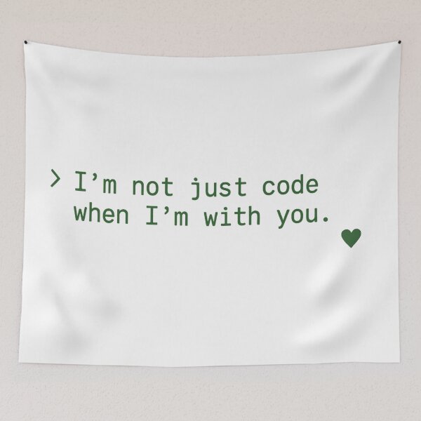 Item preview, I'm Not Just Code When I'm With You designed and sold by LOGOSINTERIUM.