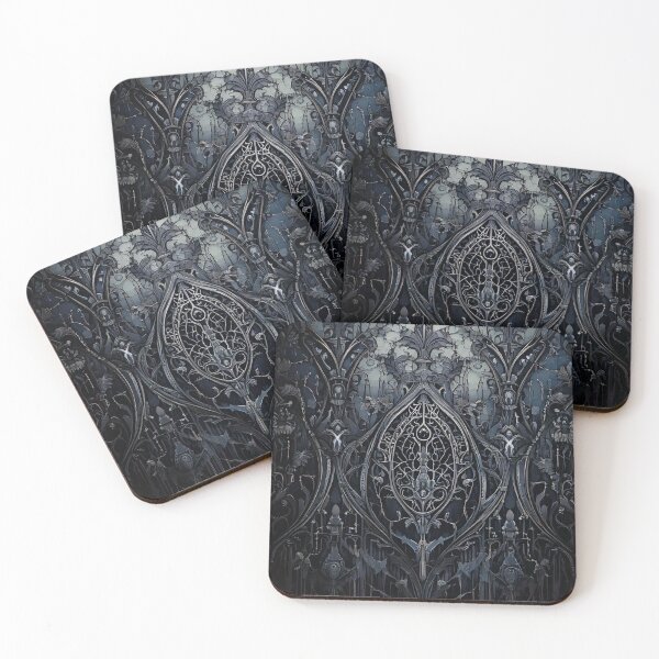 Item preview, Dark Academia Gothic Wallpaper Pattern – Vintage Aesthetic Decor designed and sold by CattlettArt.