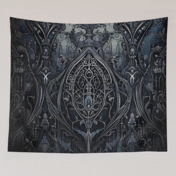Item preview, Dark Academia Gothic Wallpaper Pattern – Vintage Aesthetic Decor designed and sold by CattlettArt.