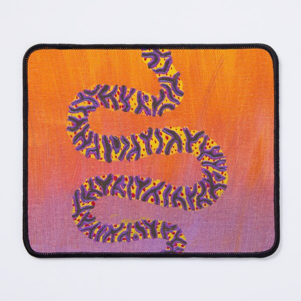 Item preview, Sunset Mirage Abstract Snake designed and sold by KinderSnakeArt.