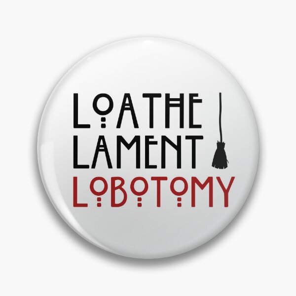 Item preview, Loathe Lament Lobotomy Witch's Broom Fitted Outline designed and sold by NDeYoungLLC.