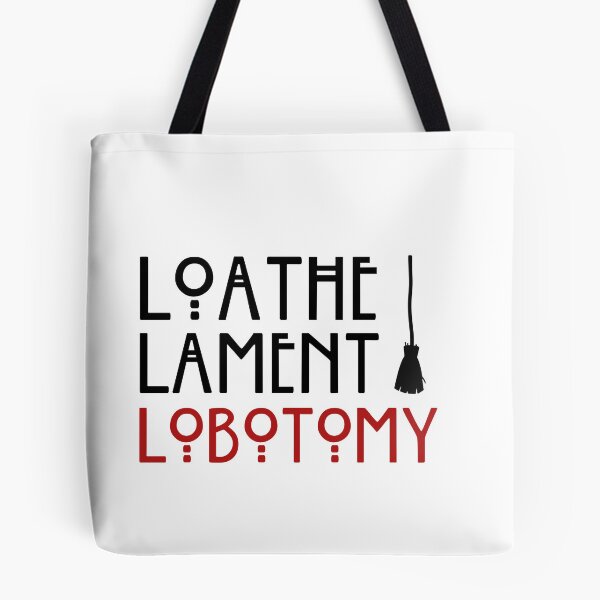 Item preview, Loathe Lament Lobotomy Witch's Broom Fitted Outline designed and sold by NDeYoungLLC.