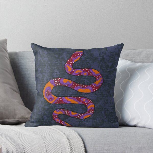 Artikelvorschau, Feuer und Schatten abstrakte Schlange entworfen und verkauft von KinderSnakeArt.