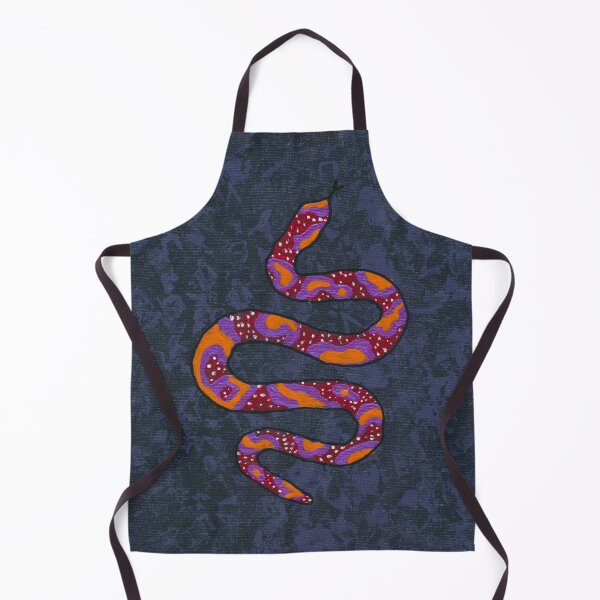 Item preview, Fire and Shadow Abstract Snake designed and sold by KinderSnakeArt.
