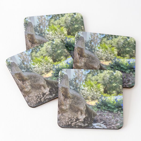 Item preview, Dig Statue looks on Blue Flowers designed and sold by Easley-Does-It.