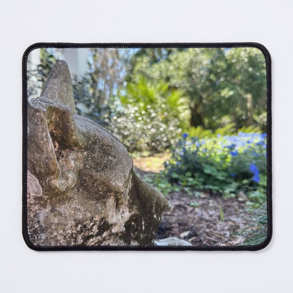 Item preview, Dig Statue looks on Blue Flowers designed and sold by Easley-Does-It.