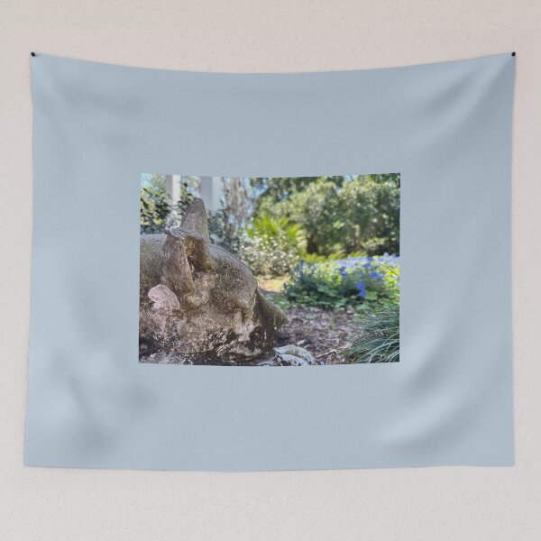 Item preview, Dig Statue looks on Blue Flowers designed and sold by Easley-Does-It.