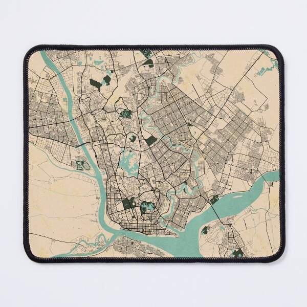 Item preview, Yangon City Map of Myanmar - Vintage designed and sold by deMAP.