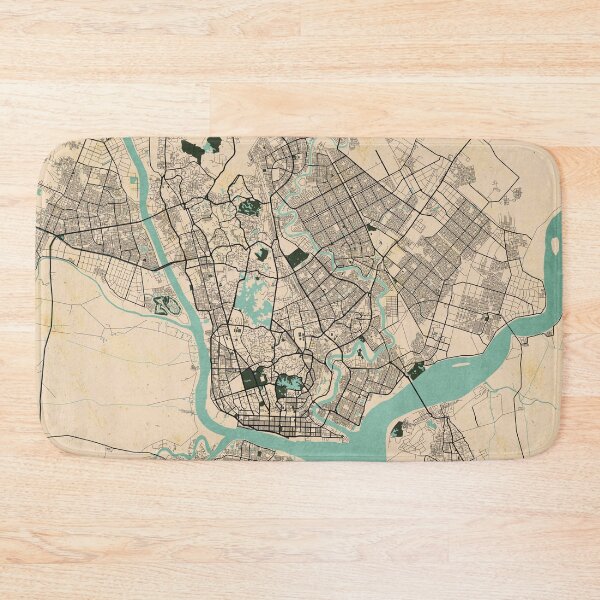 Item preview, Yangon City Map of Myanmar - Vintage designed and sold by deMAP.