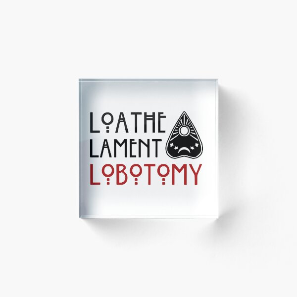 Artikelvorschau, Verabscheuen Klage Lobotomie Planchette Rechteck Umriss entworfen und verkauft von NDeYoungLLC.