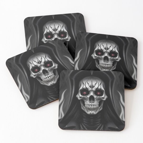 Item preview, Heavy Metal Skull Art designed and sold by TheDarkWardrobe.