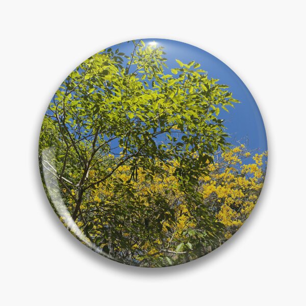 Item preview, Green Yellow Blue trees and sky designed and sold by Easley-Does-It.